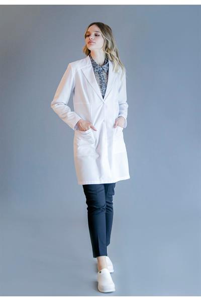 MM970 Şal Yaka Uzun Kollu Önlük