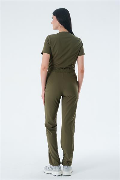 Premium MOON 912 Cerrahi Pantolon - Haki Yeşil