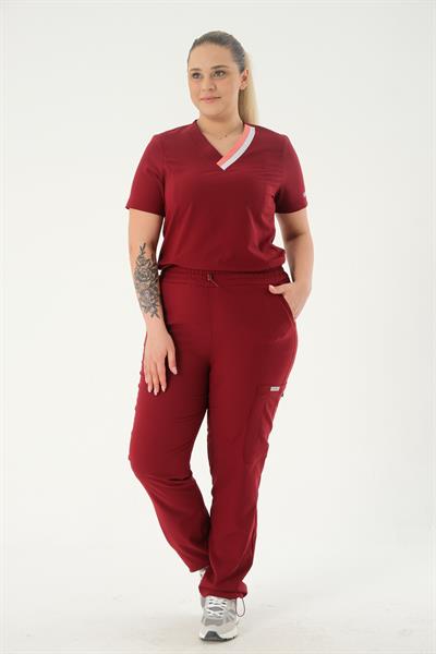 Premium MOON Cerrahi Üst - Bordo