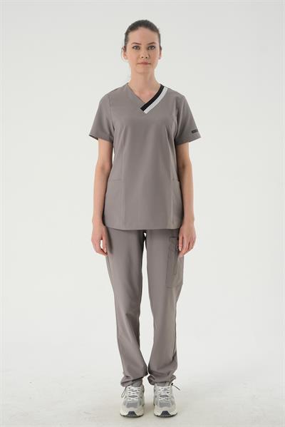 Premium MOON Cerrahi Üst - Gri