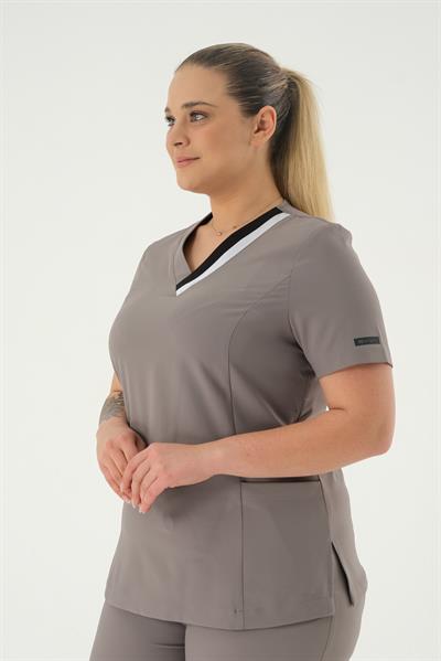Premium MOON Cerrahi Üst - Gri