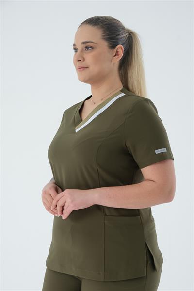 Premium MOON Cerrahi Üst - Haki