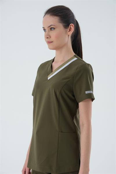 Premium MOON Cerrahi Üst - Haki