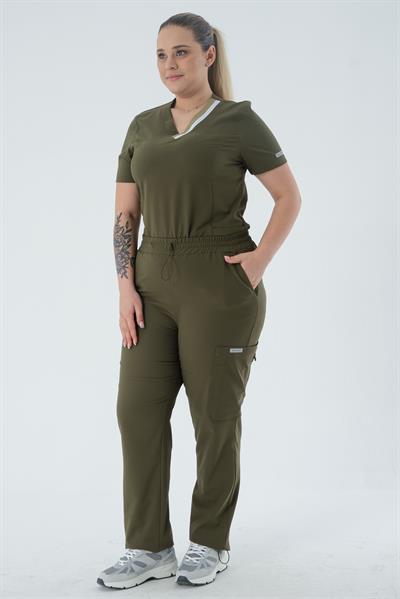 Premium MOON Cerrahi Üst - Haki