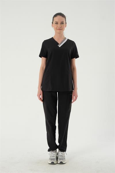 Premium MOON Cerrahi Üst - Siyah