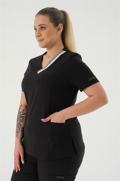 Premium MOON Cerrahi Üst - Siyah