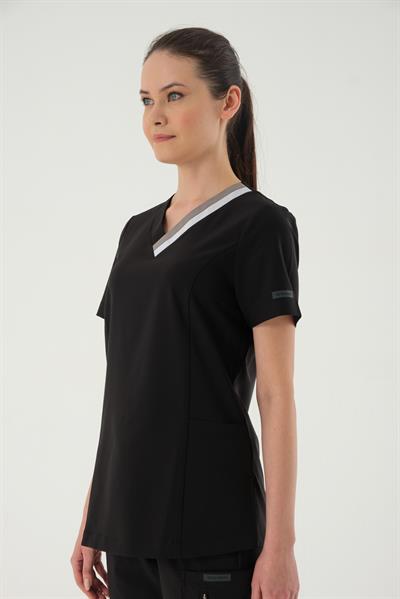 Premium MOON Cerrahi Üst - Siyah