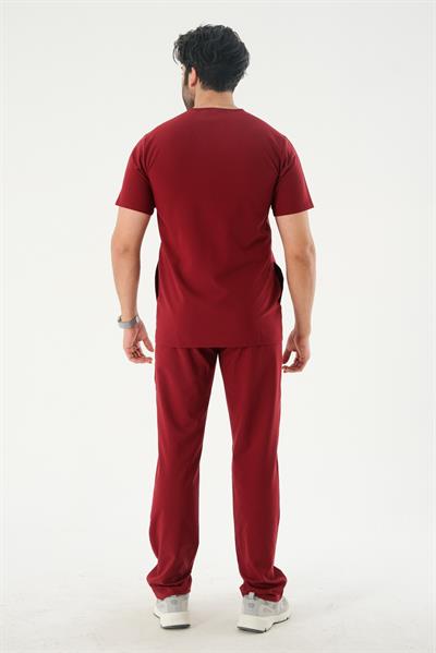 Premium OWEN-ATLANTA-A Erkek Cerrahi Takım - Bordo