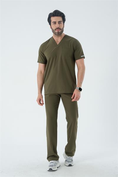 Premium OWEN Cerrahi Üst - Haki Yeşil