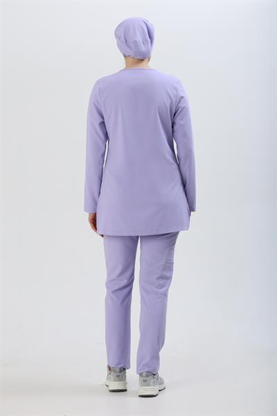 Premium PERLA 926 Cerrahi Tesettür Üst - Lila