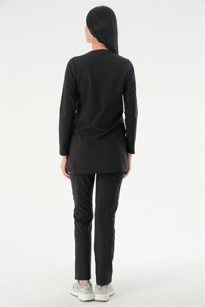 Premium PERLA 926 Cerrahi Tesettür Üst - Siyah