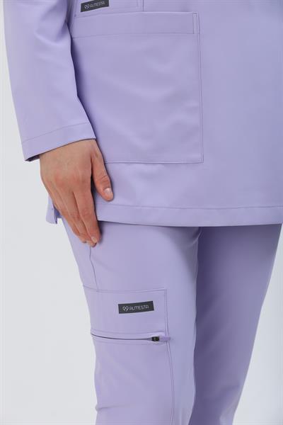 Premium PERLA926 Cerrahi Pantolon - Lila