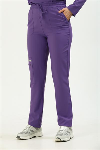 Premium PERLA926 Cerrahi Pantolon - Mor