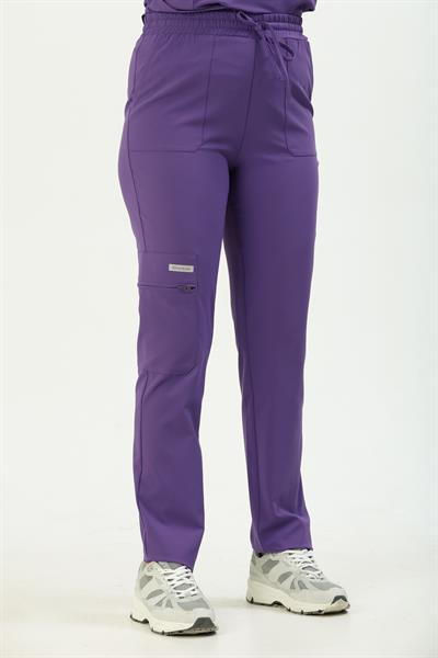 Premium PERLA926 Cerrahi Pantolon - Mor
