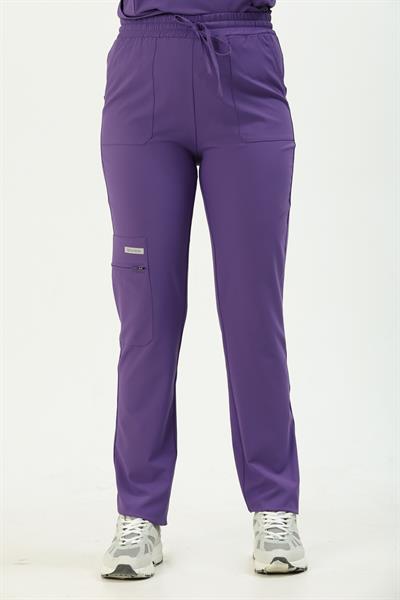 Premium PERLA926 Cerrahi Pantolon - Mor
