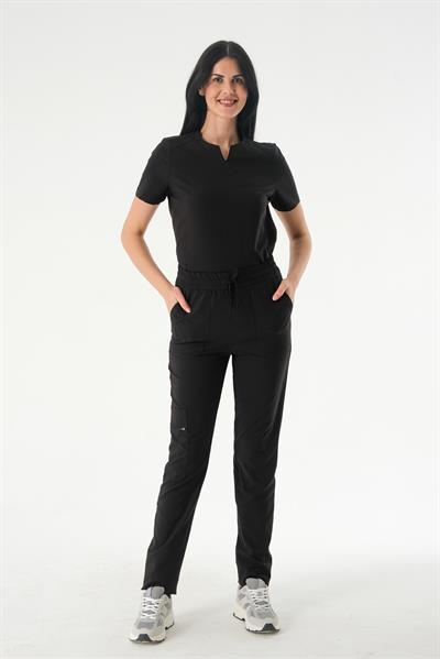 Premium PERLA926 Cerrahi Pantolon - Siyah
