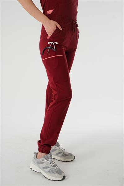 Premium POLAND 935 Cerrahi Pantolon - Bordo