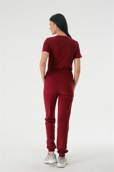 Premium POLAND 935 Cerrahi Pantolon - Bordo