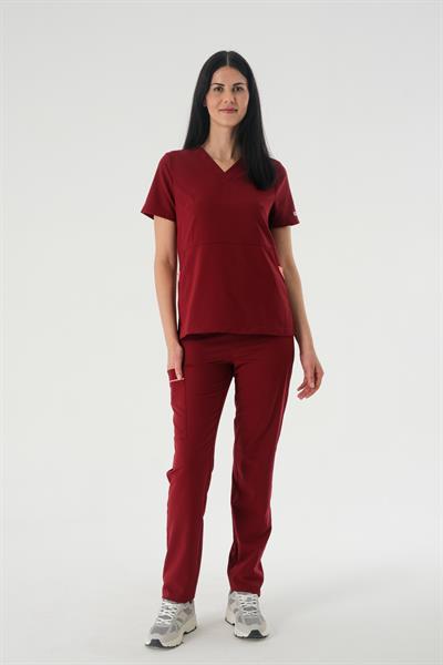 Premium POLAND 936 Cerrahi Pantolon - Bordo