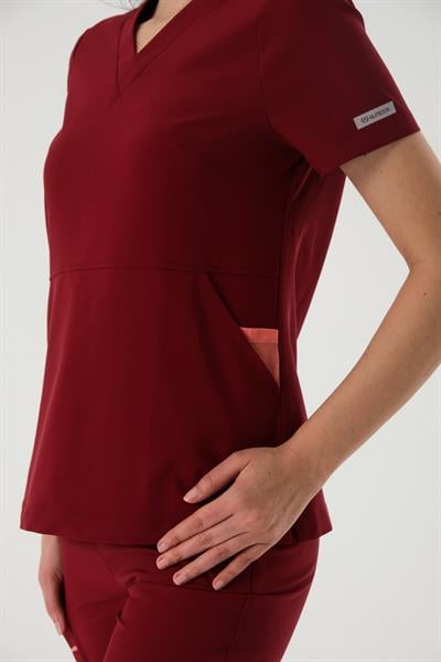 Premium POLAND Cerrahi Üst - Bordo