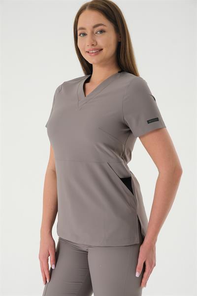 Premium POLAND Cerrahi Üst - Gri