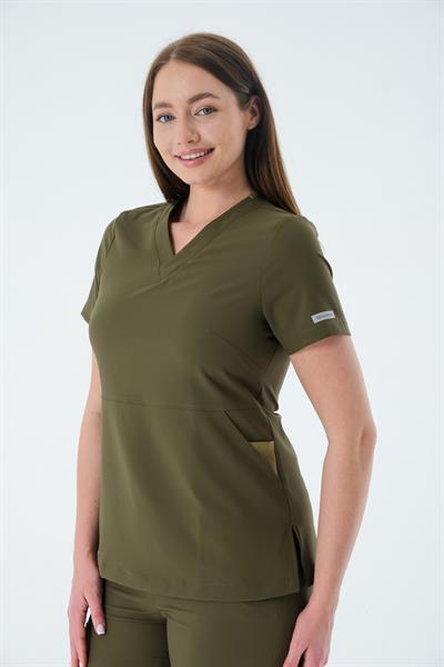 Premium POLAND Cerrahi Üst - Haki