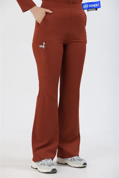 Premium AGNES Cerrahi Pantolon - Kiremit