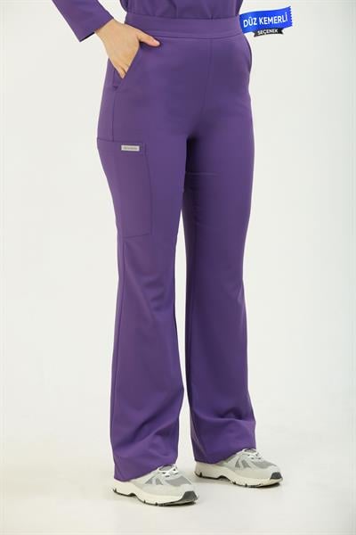 Premium AGNES Cerrahi Pantolon - Mor