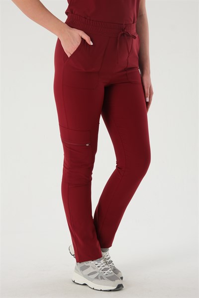 Premium PERLA926U-PERLA926A Kadın Cerrahi Takım - Bordo