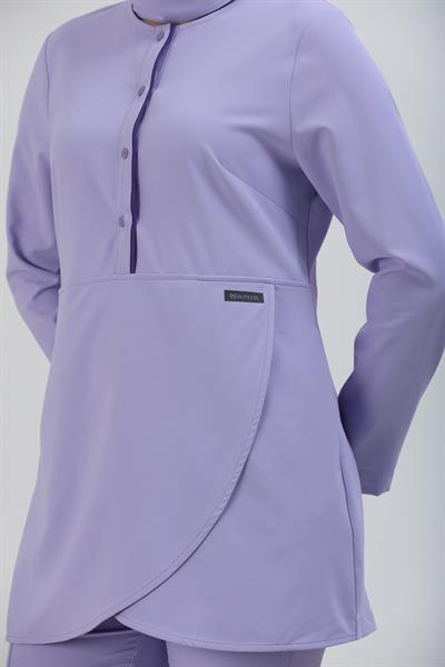 Premium SENNA Cerrahi Tesettür Üst - Lila