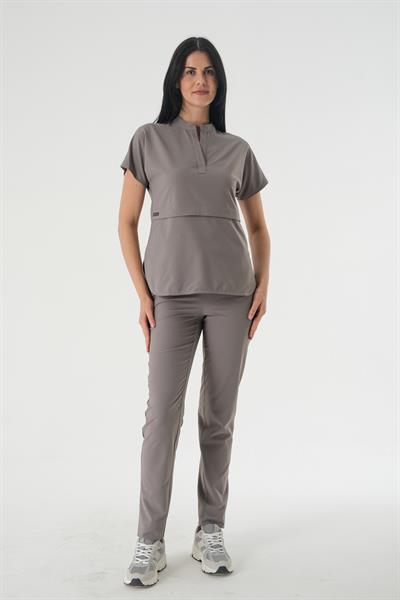 Premium STELLA3 Cerrahi Üst - Gri