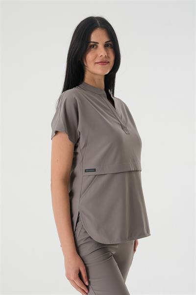 Premium STELLA3 Cerrahi Üst - Gri