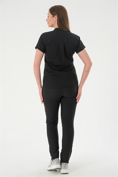 Premium STELLA3 Cerrahi Üst - Siyah