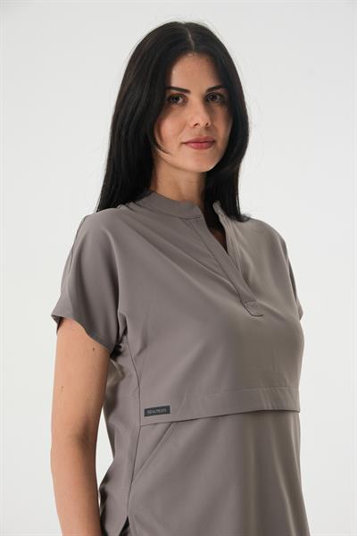Premium STELLA3-DOLLY ONE Kadın Cerrahi Takım - Gri