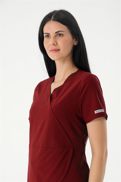 Premium TUNUS Cerrahi Üst - Bordo