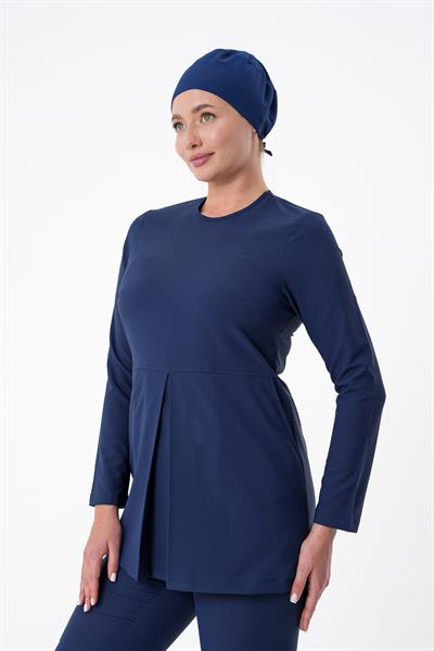 Premium WİND Cerrahi Tesettür Üst - Lacivert