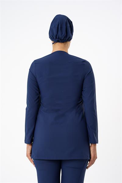 Premium WİND Cerrahi Tesettür Üst - Lacivert