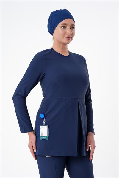 Premium WİND Cerrahi Tesettür Üst - Lacivert