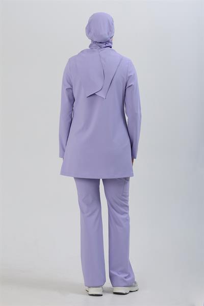Premium WİND Cerrahi Tesettür Üst - Lila