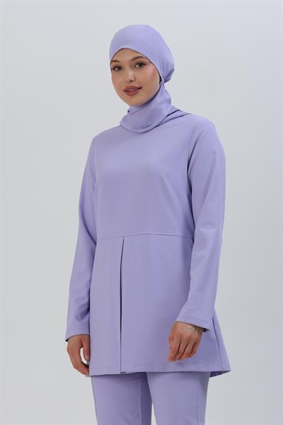 Premium WİND Cerrahi Tesettür Üst - Lila