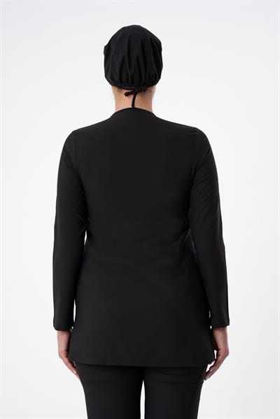 Premium WİND Cerrahi Tesettür Üst - Siyah