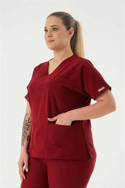 Premium ZÜRİH24 Cerrahi Üst - Bordo