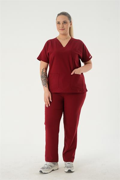 Premium ZÜRİH24 Cerrahi Üst - Bordo
