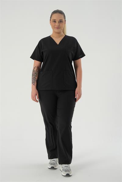 Premium ZÜRİH24 Cerrahi Üst - Siyah