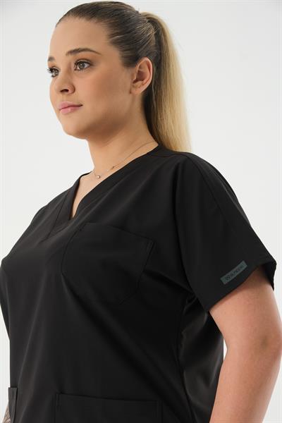 Premium ZÜRİH24 Cerrahi Üst - Siyah