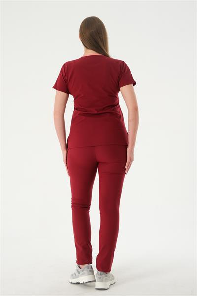 Premium ZURIH24-MANDY Kadın Cerrahi Takım - Bordo