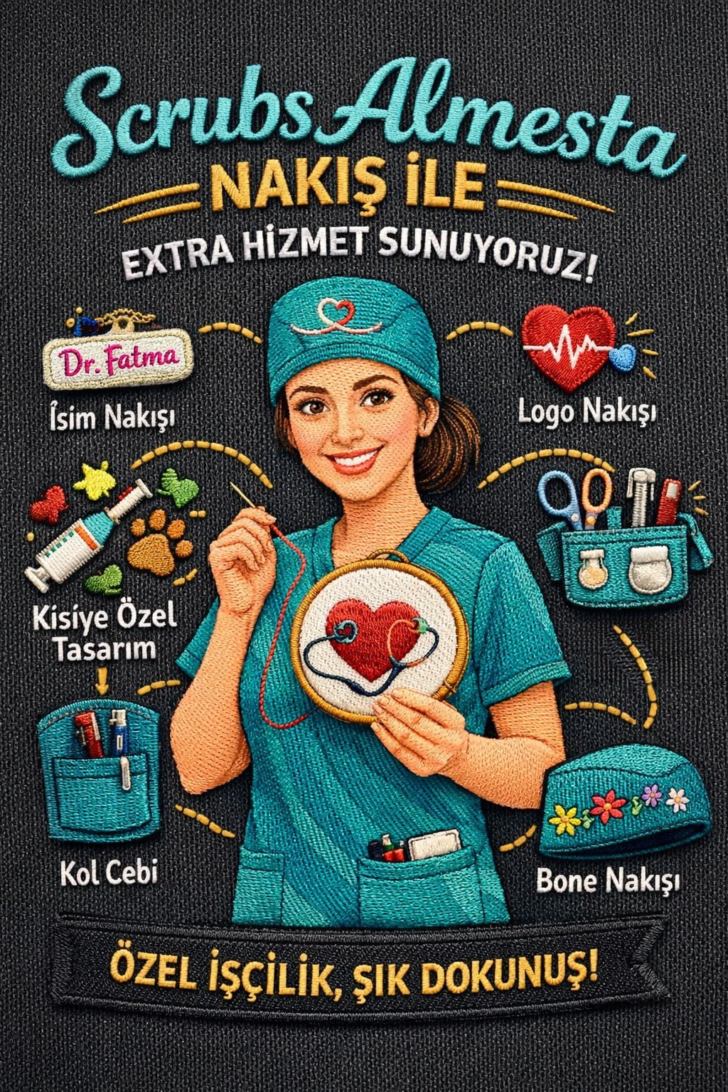Nakış / İsim Yazdırmak İstiyor Musunuz?
