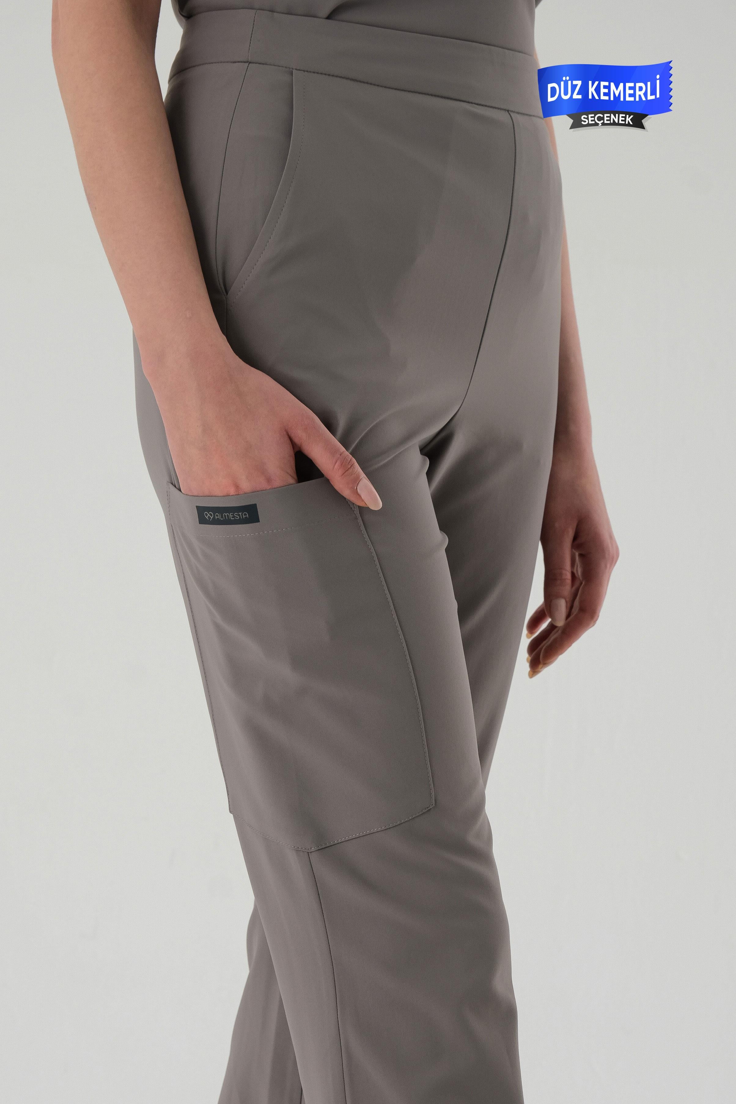 Premium AGNES Cerrahi Pantolon - Gri