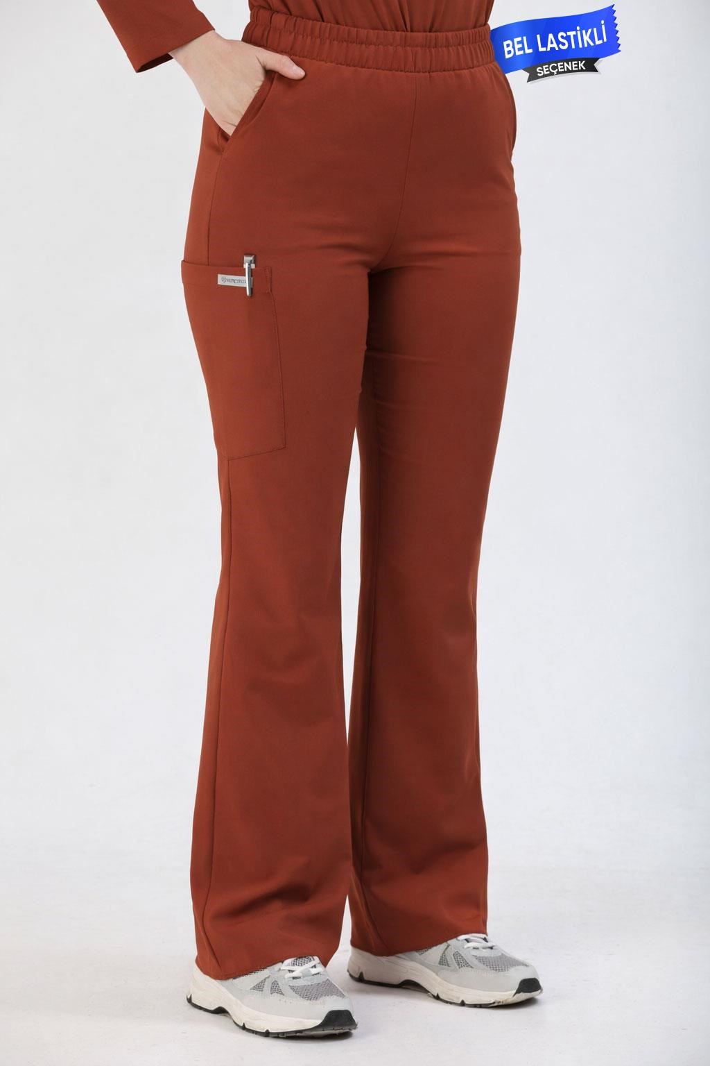 Premium AGNES Cerrahi Pantolon - Kiremit