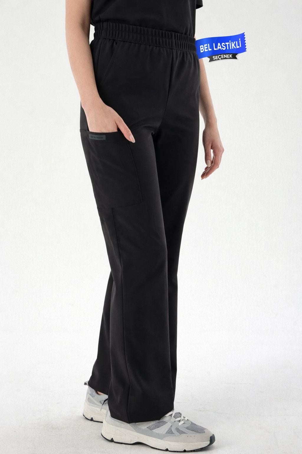 Premium AGNES Cerrahi Pantolon - Siyah